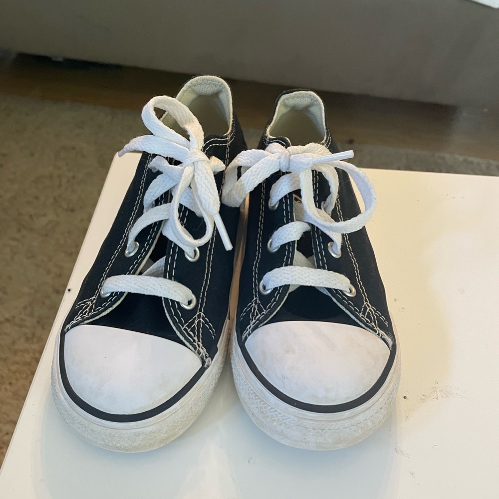 Converse Kids Black and White Sneakers